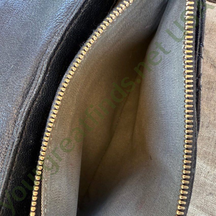 Marc Jacobs Quilted Black Leather Crossbody Bag purse