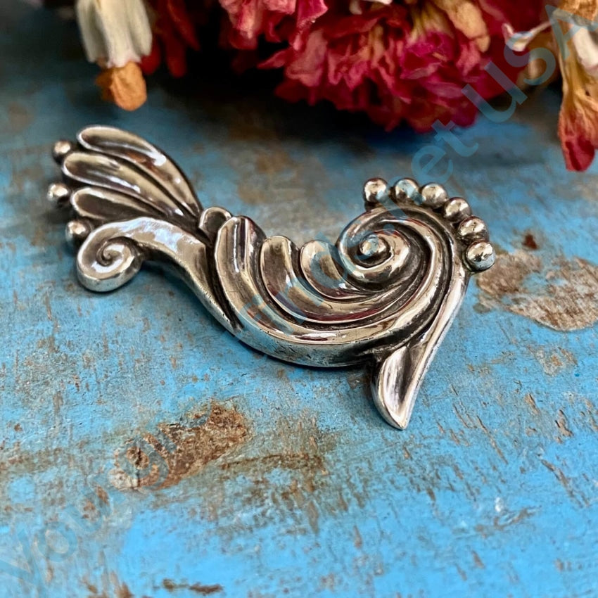 Vintage discount Taxco Silver Brooch