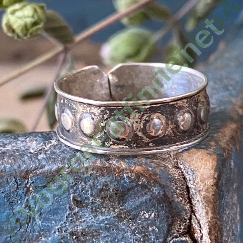 Mexican Sterling Silver Adjustable Band Ring Toe or Pinky Yourgreatfinds
