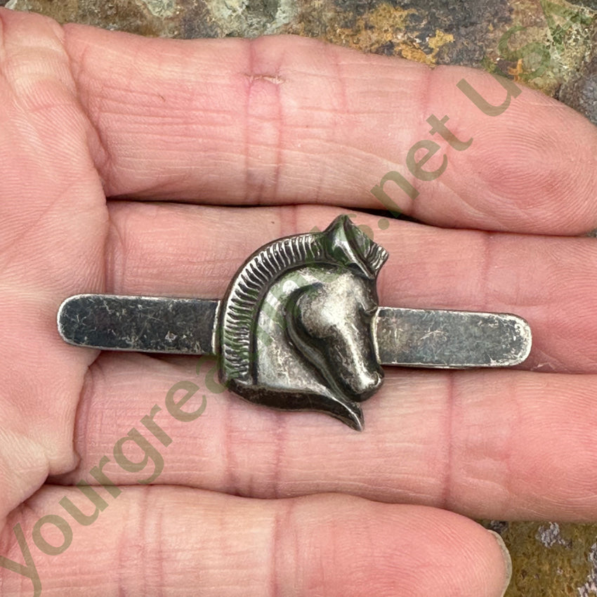 Mexican Sterling Silver Horse Tie Bar