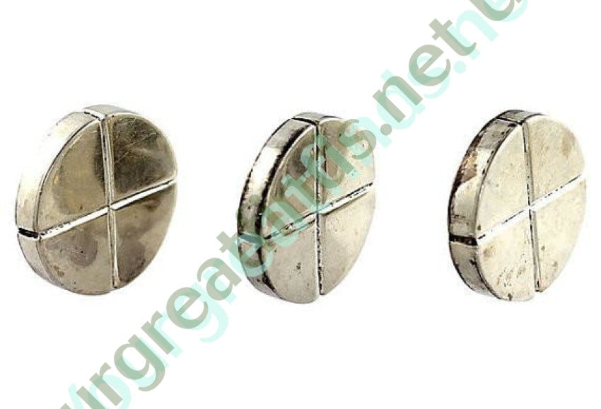 Mid-Century Modern Sterling Silver Buttons , Set of 3 Yourgreatfinds