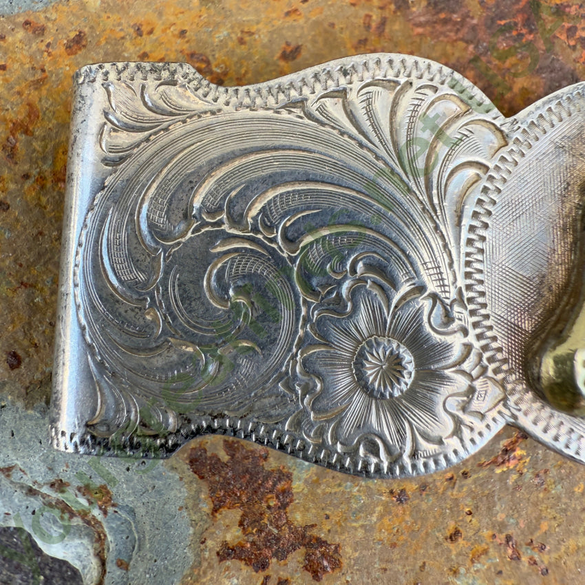 Montana Silversmiths Western Style Engraved Money Clip Horse Money Clip