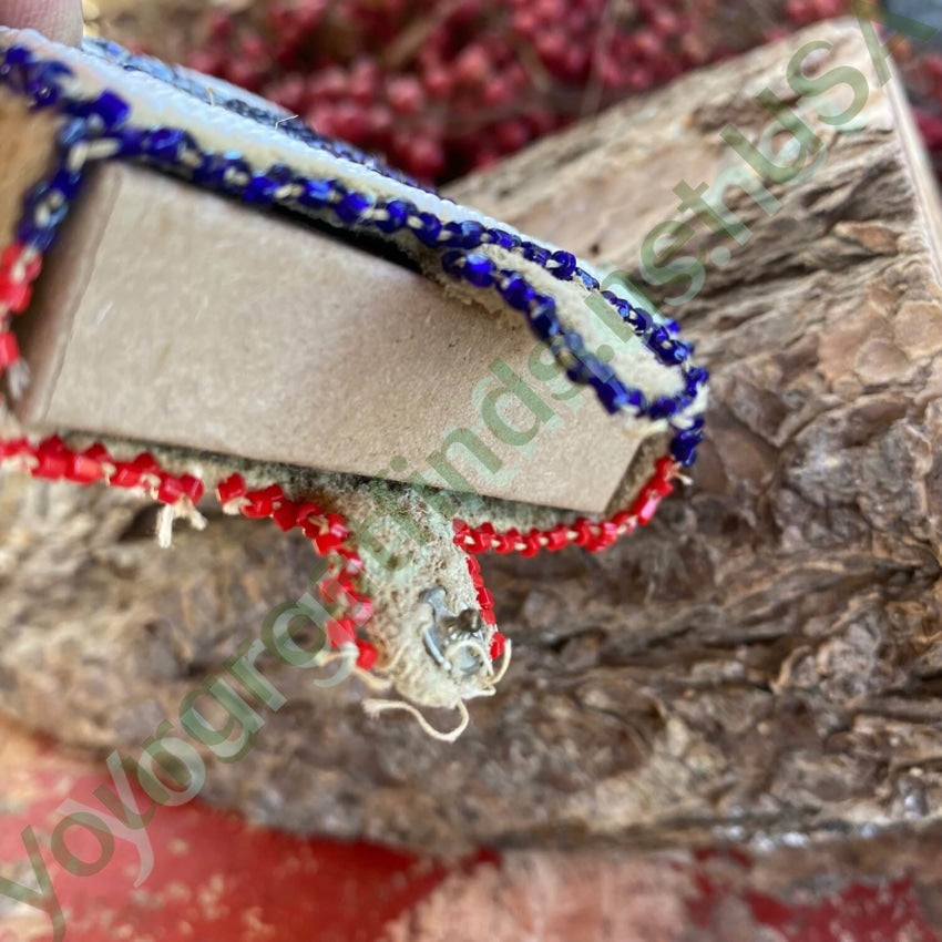 Native American Beaded Deerskin Leather Playing Card Case Yourgreatfinds