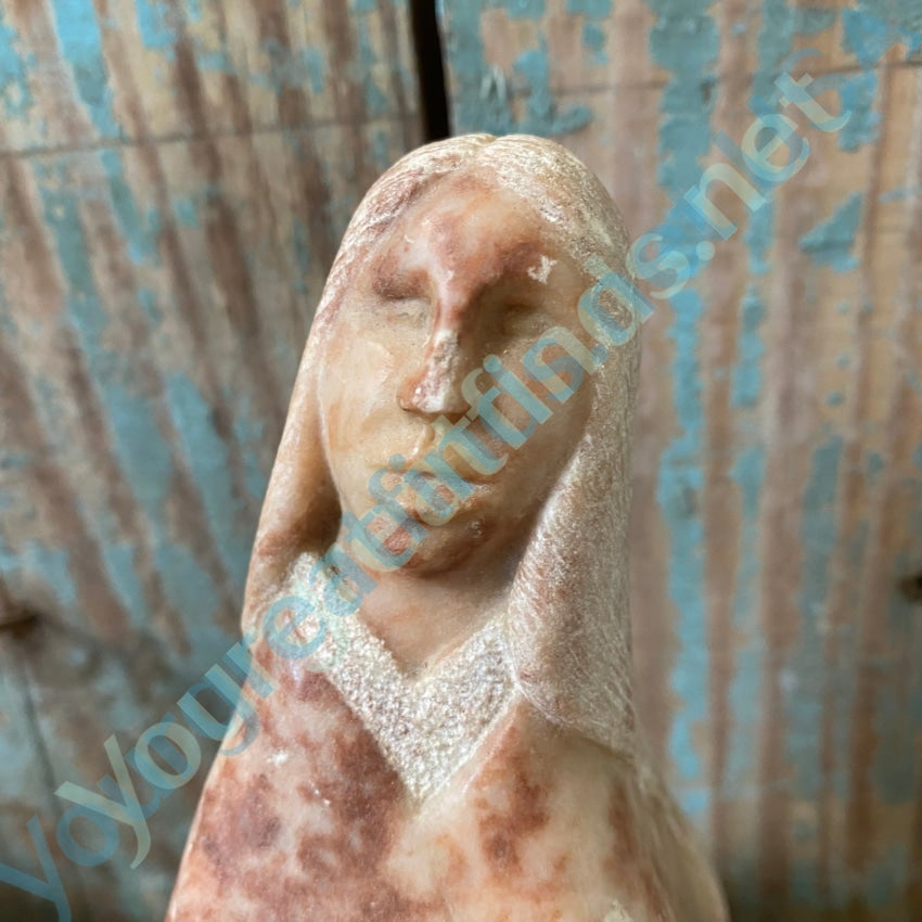 Native American Carved Stone Indian Woman B. Morning Gunn ‘88 Yourgreatfinds