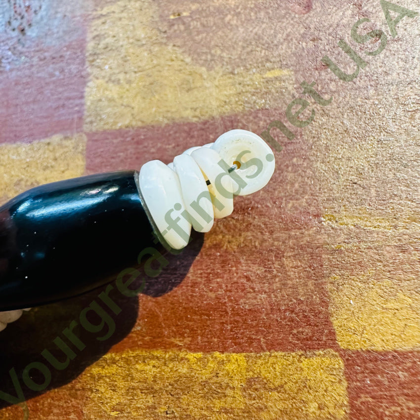 Natural High Grade Hawaiian Puka Shell Black Coral Necklace Necklace