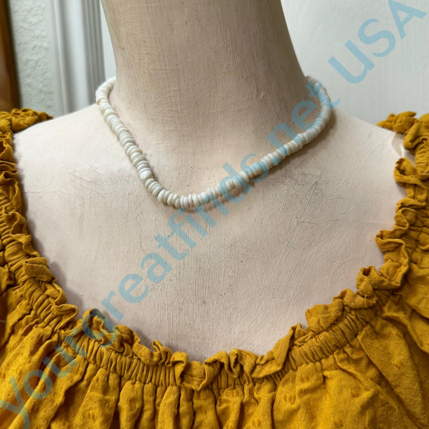 Natural High Grade Hawaiian Puka Shell Necklace 15 Necklace