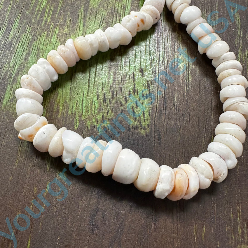 Natural High Grade Hawaiian Puka Shell Necklace 15” Necklace