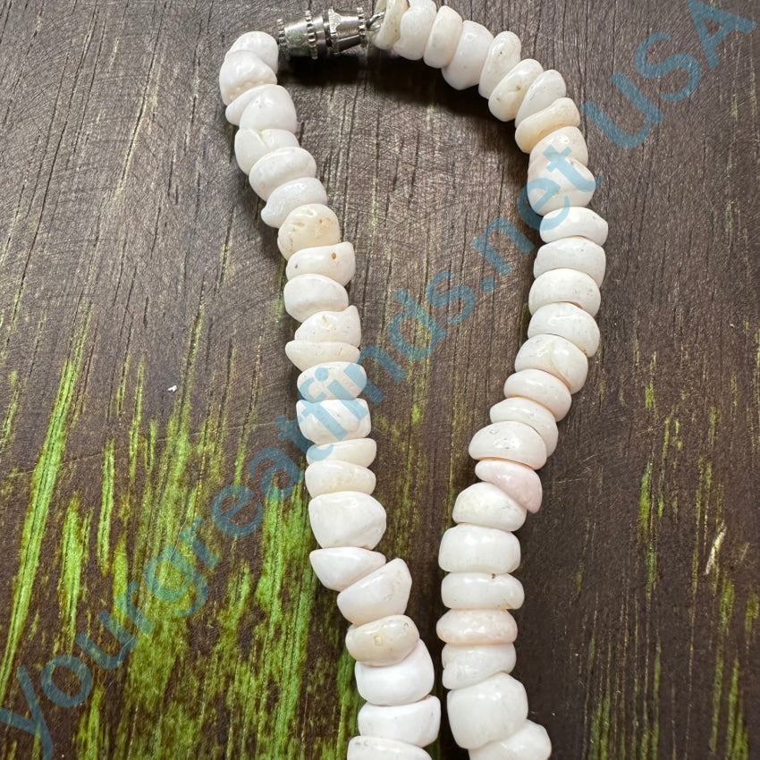 Natural High Grade Hawaiian Puka Shell Necklace 15” Necklace