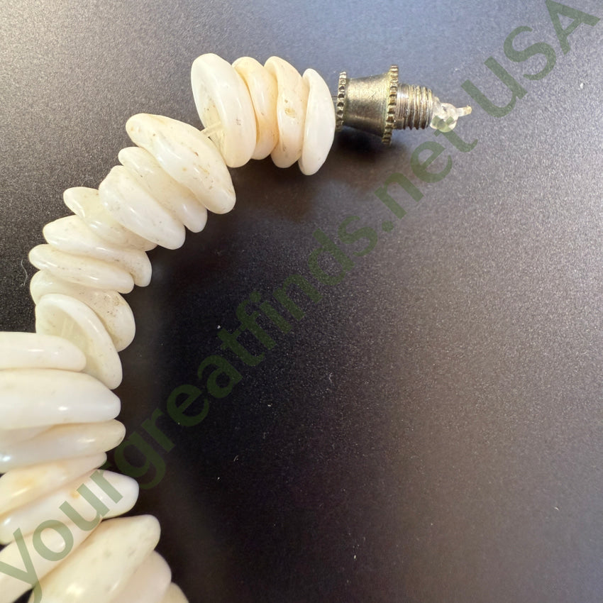 Natural High Grade Hawaiian Puka Shell Necklace 16.5” L Surfer necklace