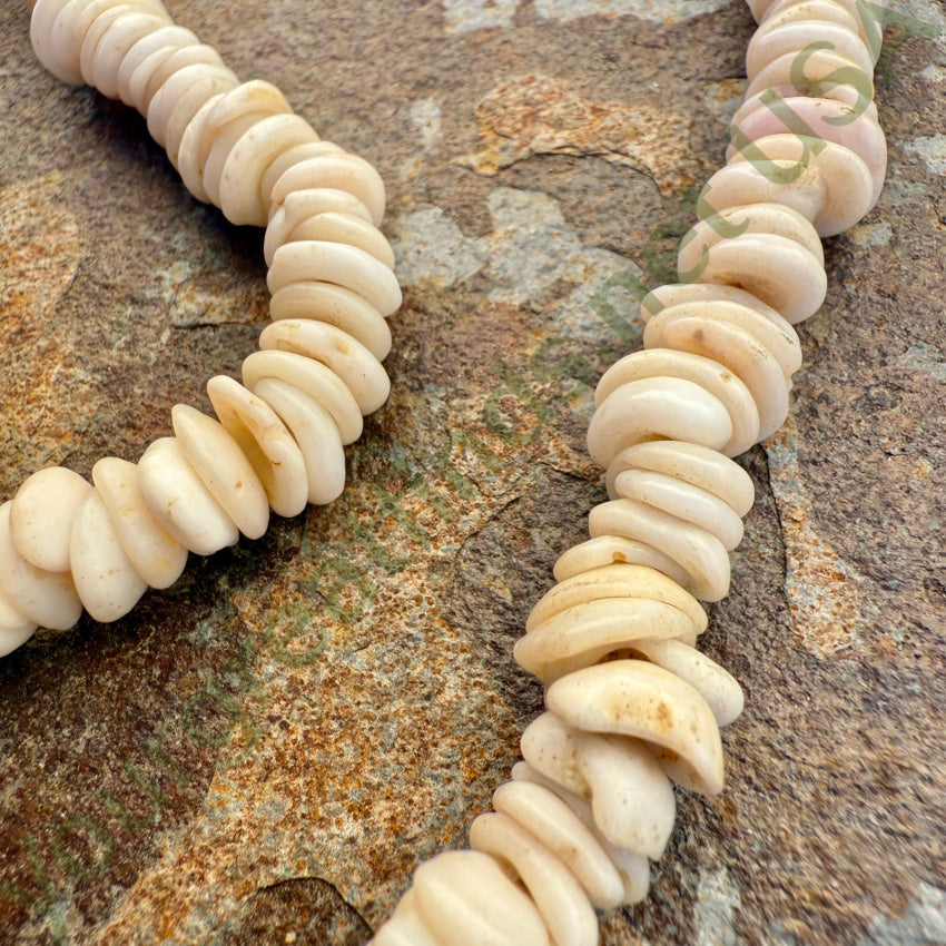 Natural High Grade Hawaiian Puka Shell Necklace 16.5” L Surfer necklace