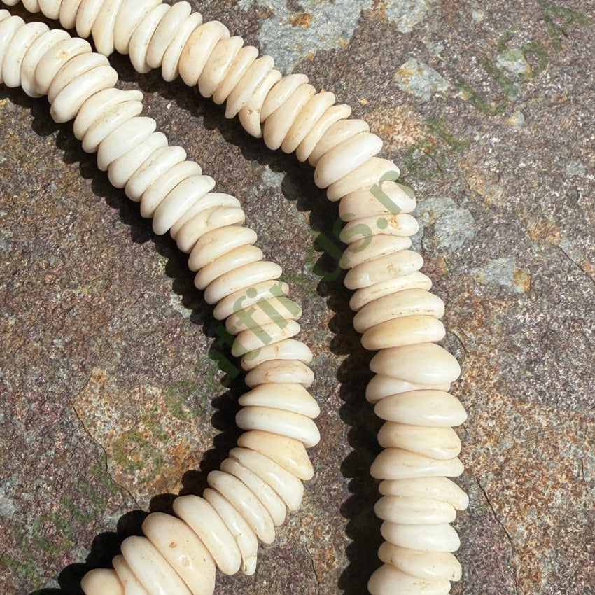 Natural High Grade Hawaiian Puka Shell Necklace 17.75” L necklace