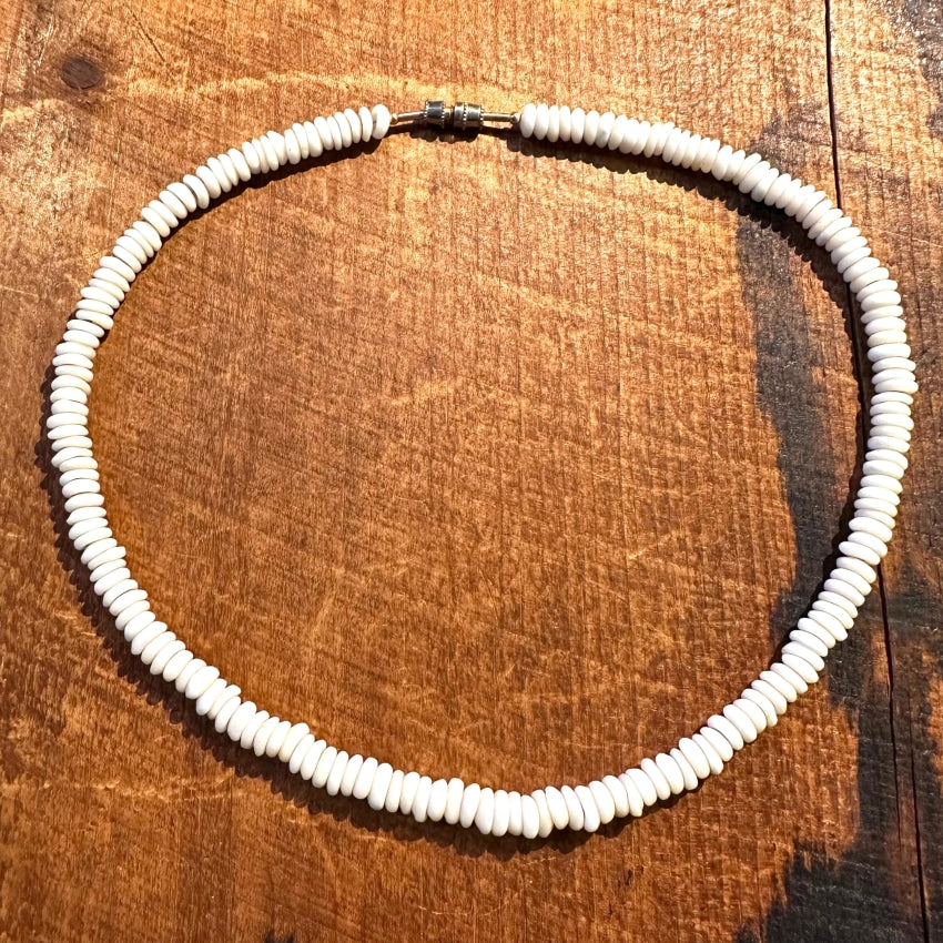 Natural High Grade Hawaiian Puka Shell Necklace 17 L Necklace