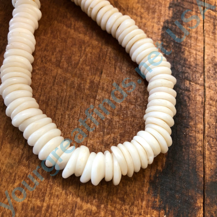 Natural High Grade Hawaiian Puka Shell Necklace 18” Necklace