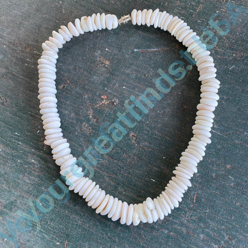 natural high grade hawaiian puka shell necklace