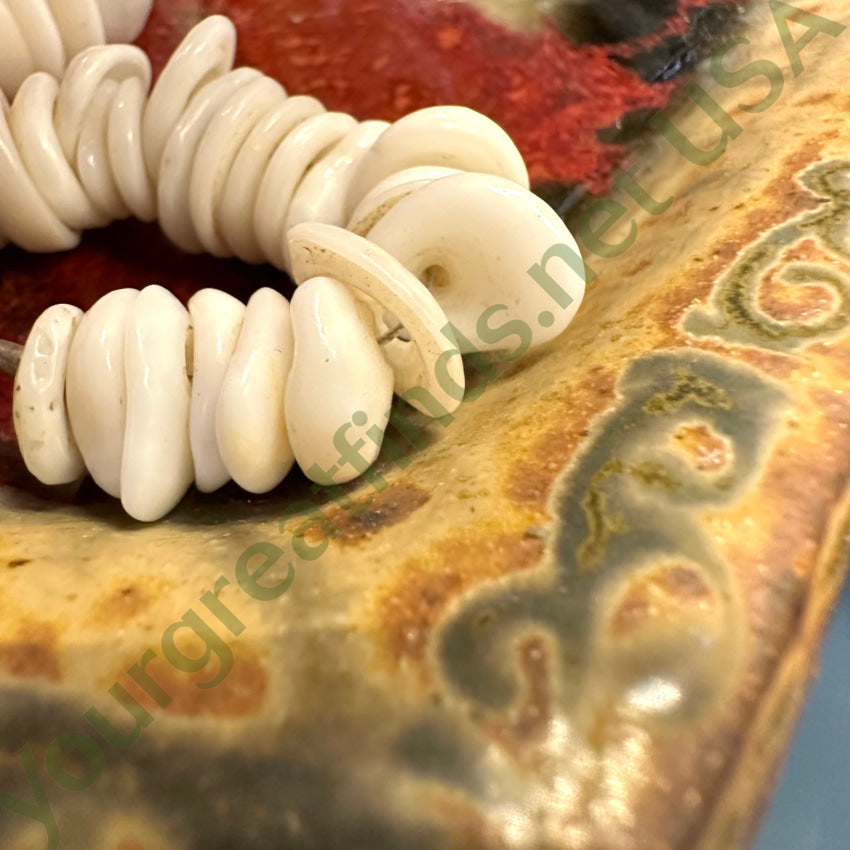 Natural Large Hawaiian Puka Shell Choker Necklace Necklace