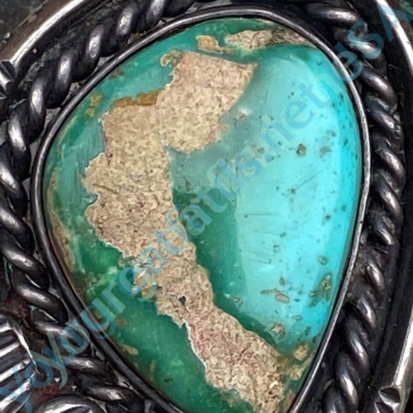 Natural Royston Mine Turquoise Ring in Sterling Silver Size 6 Yourgreatfinds