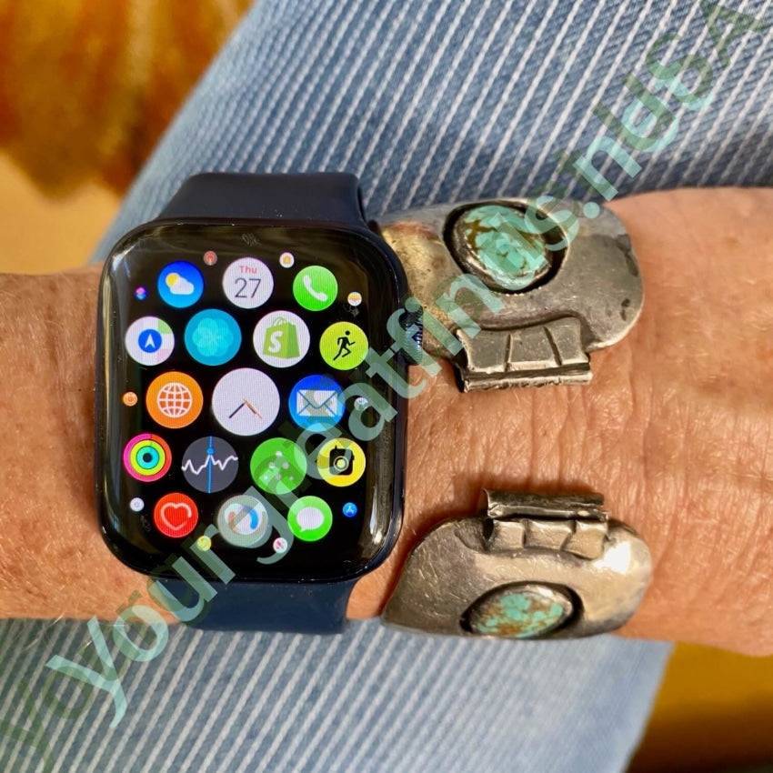 Navajo 925 Turquoise Watch Band with Seiko Lord Matic Bracelet Yourgreatfinds