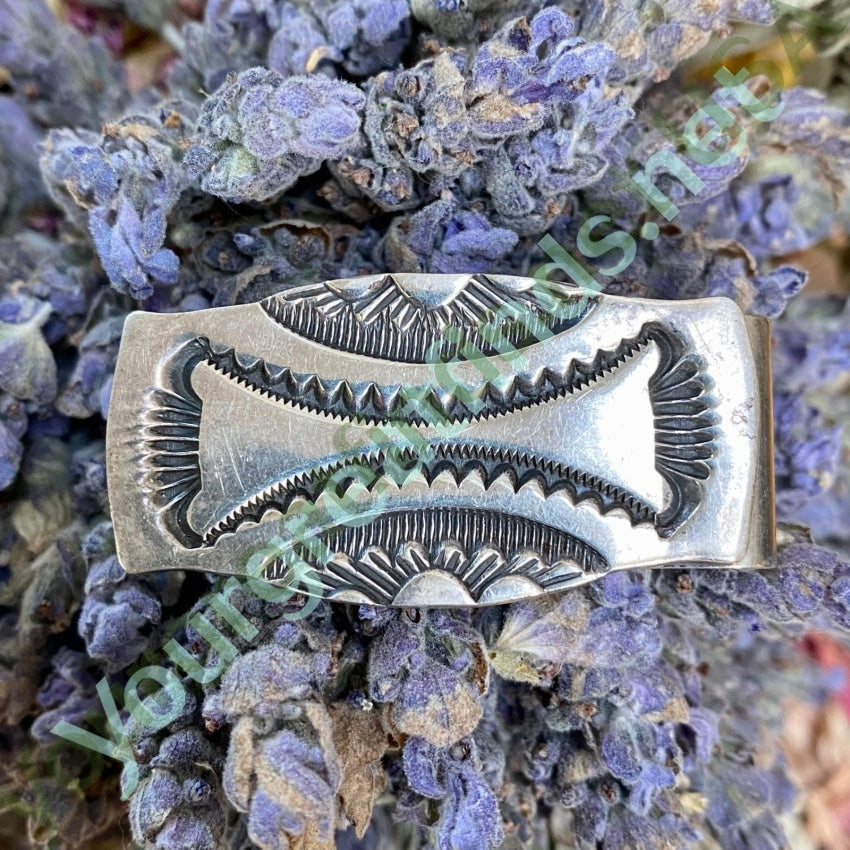 Navajo Stamped Sterling Silver Money Clip Signed Yourgreatfinds