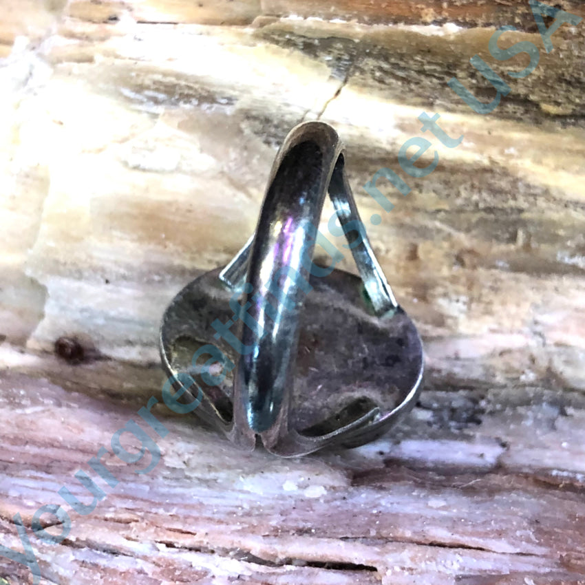 Navajo Sterling Silver & Turquoise Ring Size 6 Ring