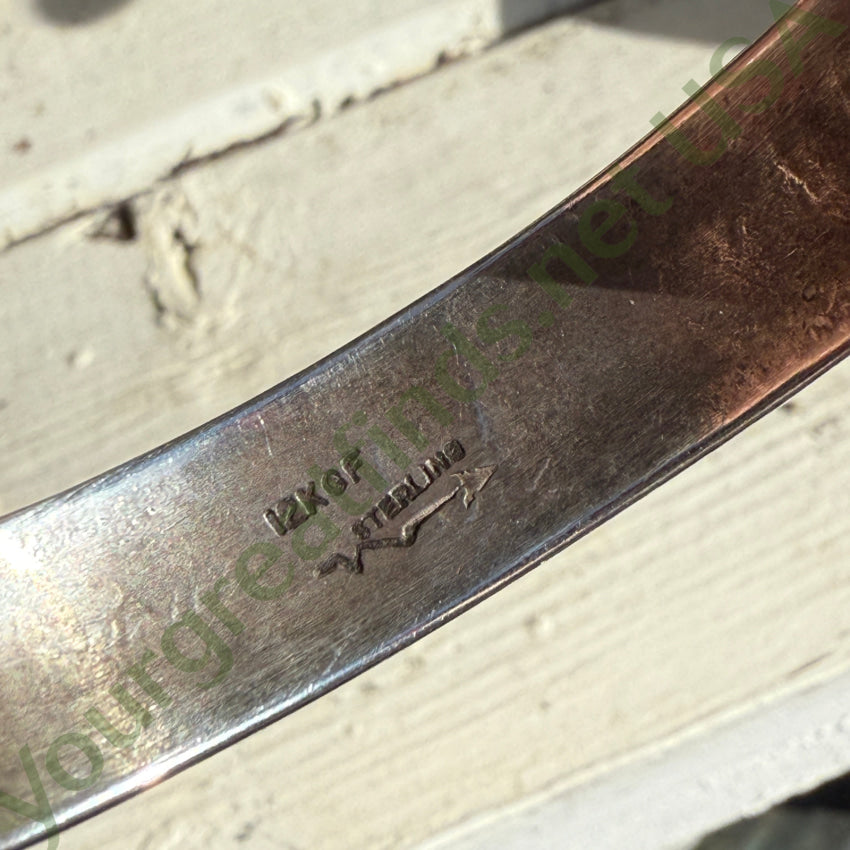 Navajo Storyteller Bracelet 925 12K GF Turquoise Inlay Rany Mahouty bracelet