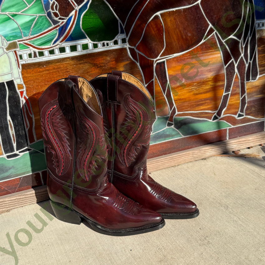 Never Worn Vintage Rancho Viejo Men’s Western Cowboy Boots 7 1/2 Women’s 9 Western boots