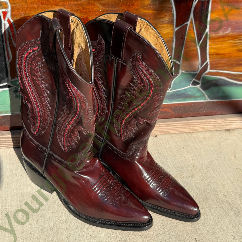 Never Worn Vintage Rancho Viejo Men’s Western Cowboy Boots 7 1/2 Women’s 9 Western boots