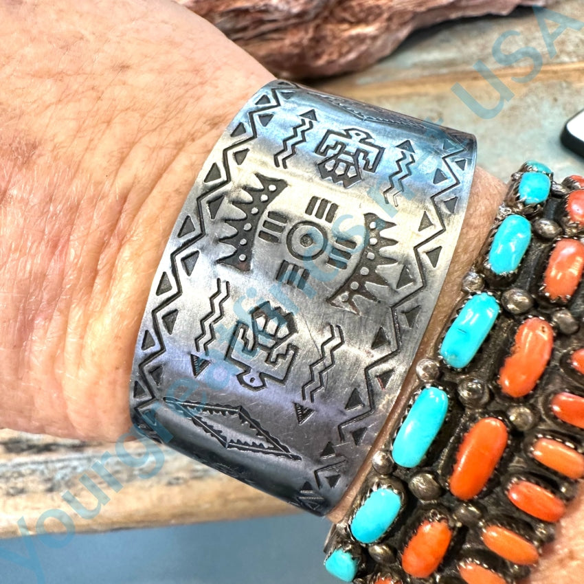 Nickel Silver Stamped Tourist Souvenir Bracelet