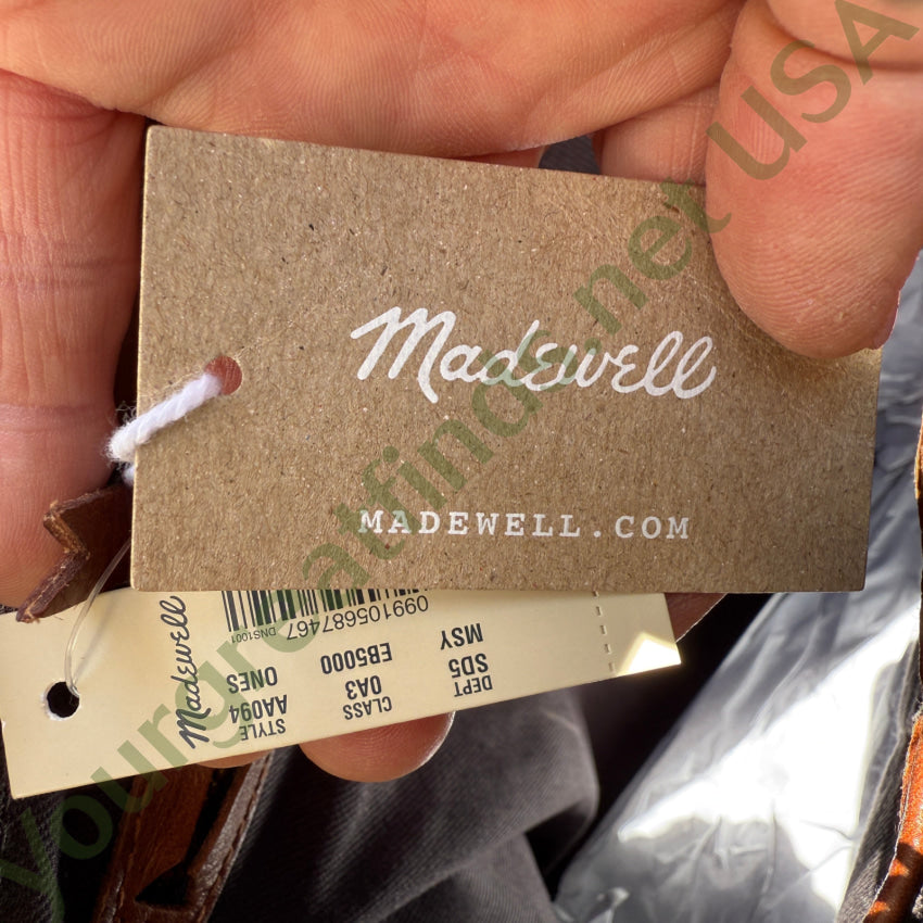 NWT Madewell Medium Transport Hair on Hide Tiger Print Tote tote