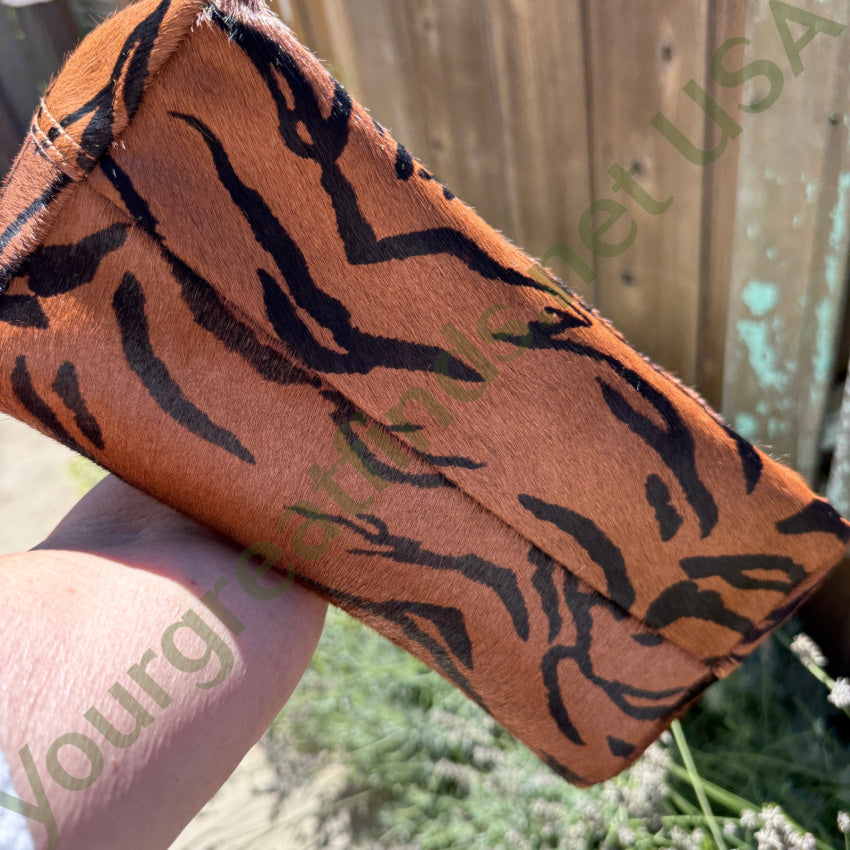 NWT Madewell Medium Transport Hair on Hide Tiger Print Tote tote