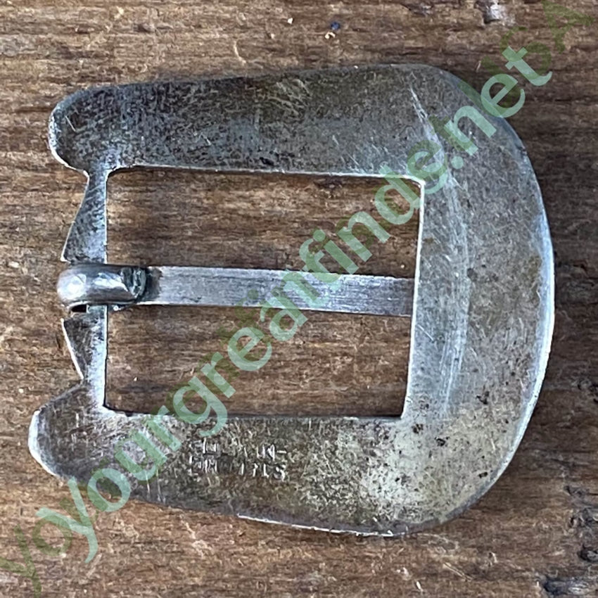 Old Mexican Sterling Silver and Rose Gold Ranger Buckle Yourgreatfinds