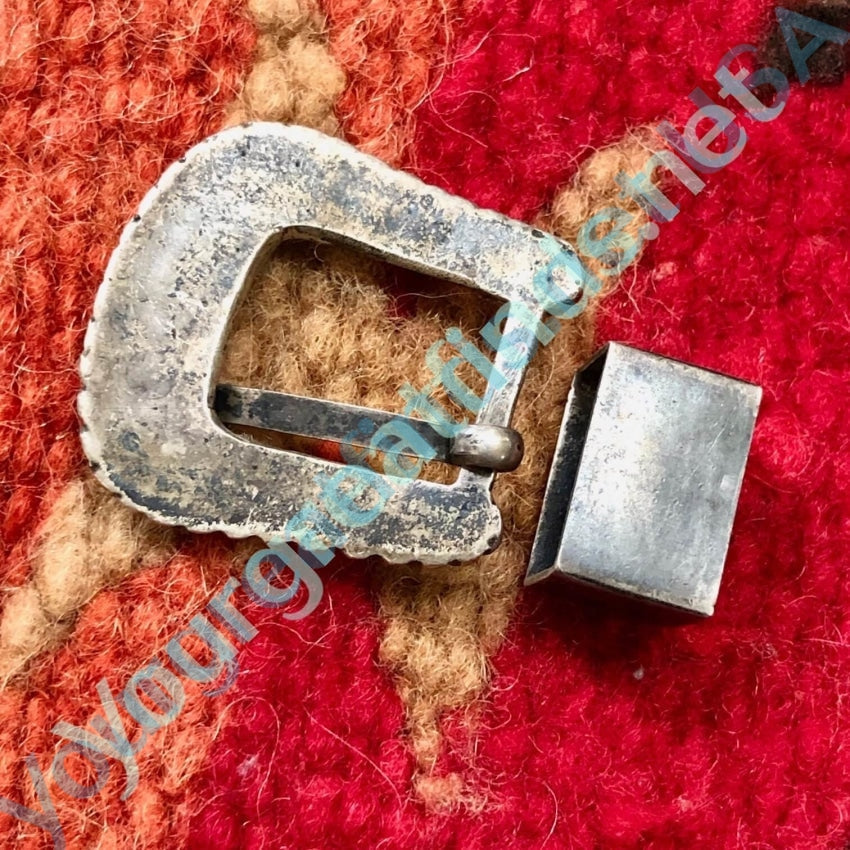 Old Mexican Sterling Silver Gold Ranger Buckle 1 Keep Yourgreatfinds
