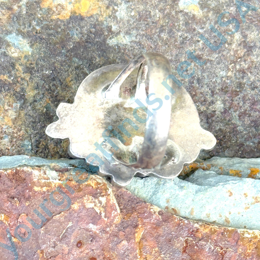 Old Navajo Ring Dry Creek Turquoise Size 5 Ring