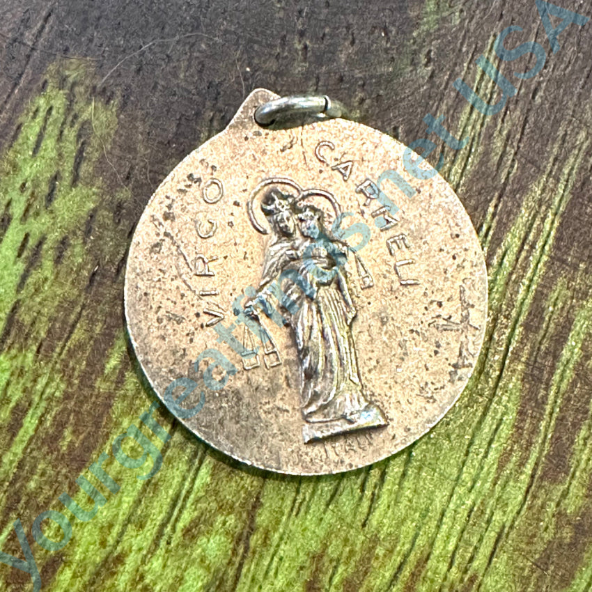 Our Lady Of Mount Carmel Virgo Carmelo Sterling Silver Pendant