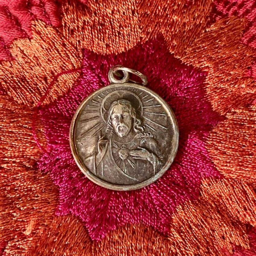 Our Lady of Mt. Carmel and Jesus Devotional Metal Pendant Yourgreatfinds