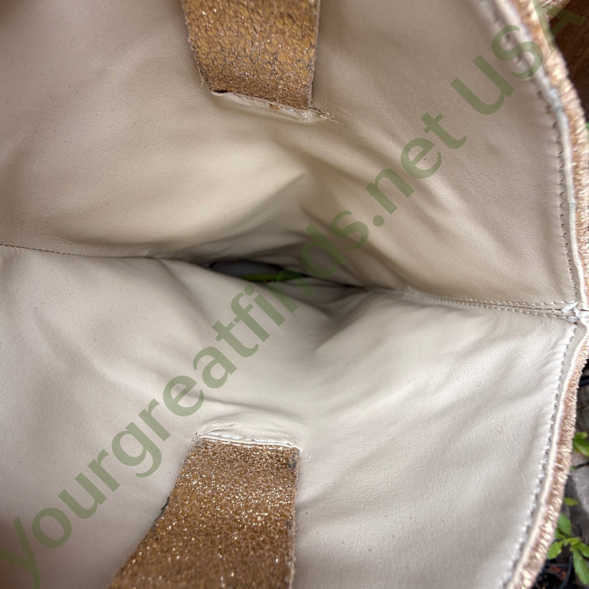 Penny Loves Kenny Gold Leather Western Cowgirl Boots Rodeo Drive 6.5 cowgirl boots