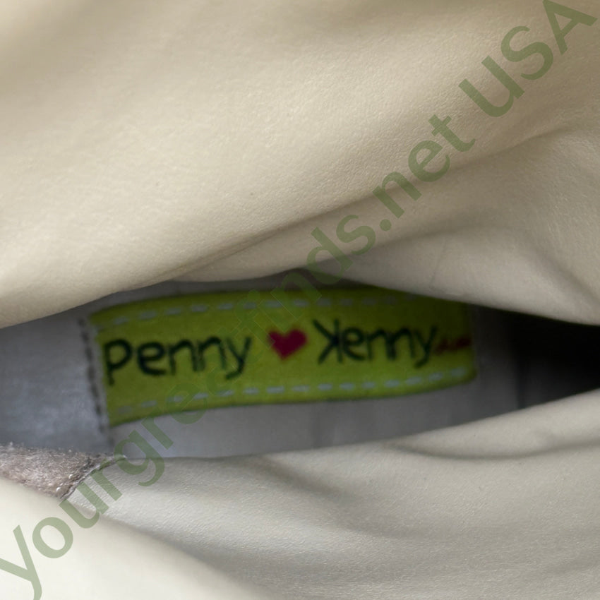 Penny Loves Kenny Gold Leather Western Cowgirl Boots Rodeo Drive 6.5 cowgirl boots