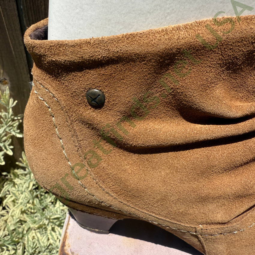 Pikolinos Caramel Beige Suede Booties in Box Spain Size 36 2016 boots