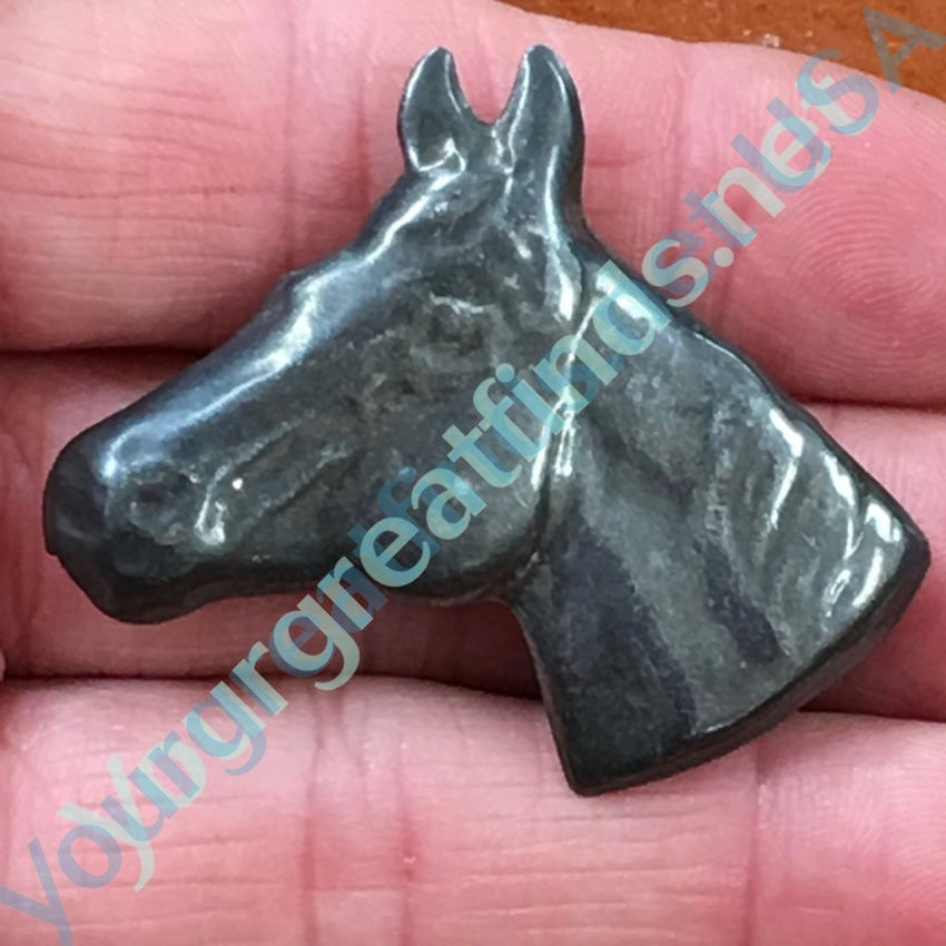 Pin Sterling Silver Horse Head Equestrian Yourgreatfinds