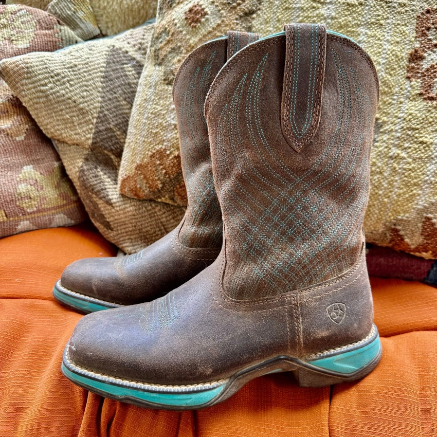 Ariat Women's Boots - Frontier Daniella - Brazen Tan / Sand White - Billy's  Western Wear