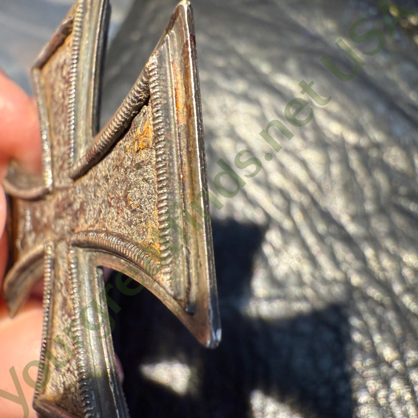 Prussia Iron Cross 1813 Sterlin Frame Germany Pendant