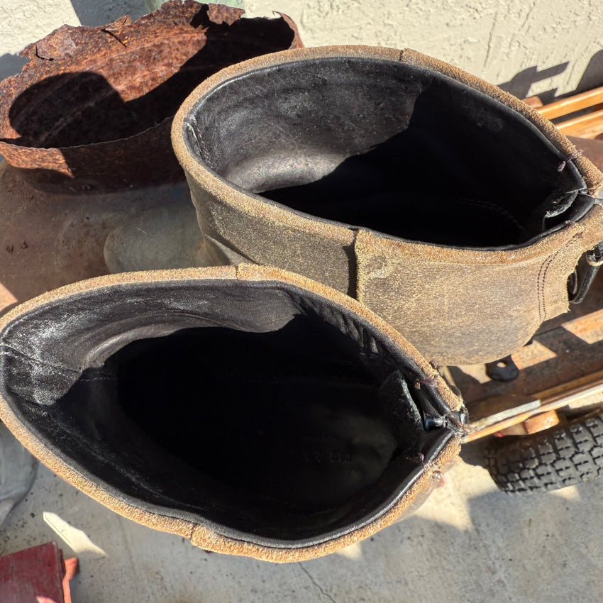 Rag & Bone Newbury Ankle Boots Booties Metallic Gray 37 boots