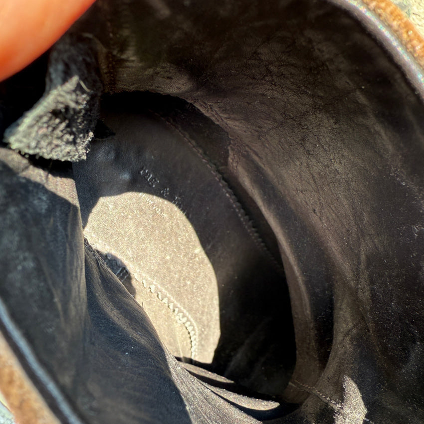 Rag & Bone Newbury Ankle Boots Booties Metallic Gray 37 boots