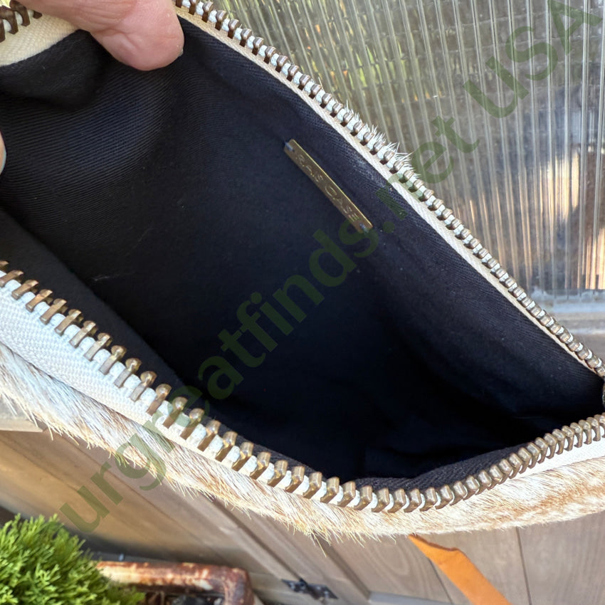 Rais Case Hair on Hide Leather Vida Crossbody Bag purse