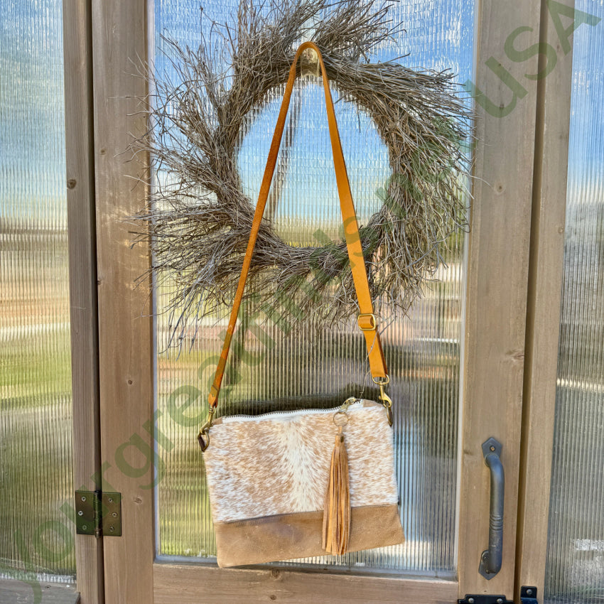 Rais Case Hair on Hide Leather Vida Crossbody Bag purse