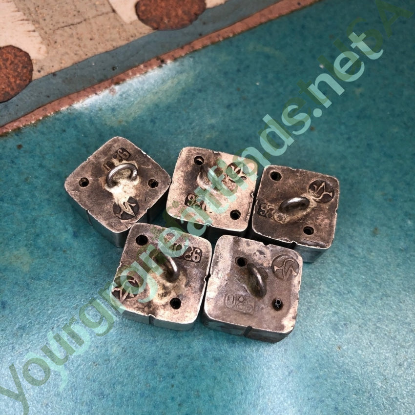 Rare Modernistic Sterling Silver Clothing Buttons Set by William Spratling Yourgreatfinds