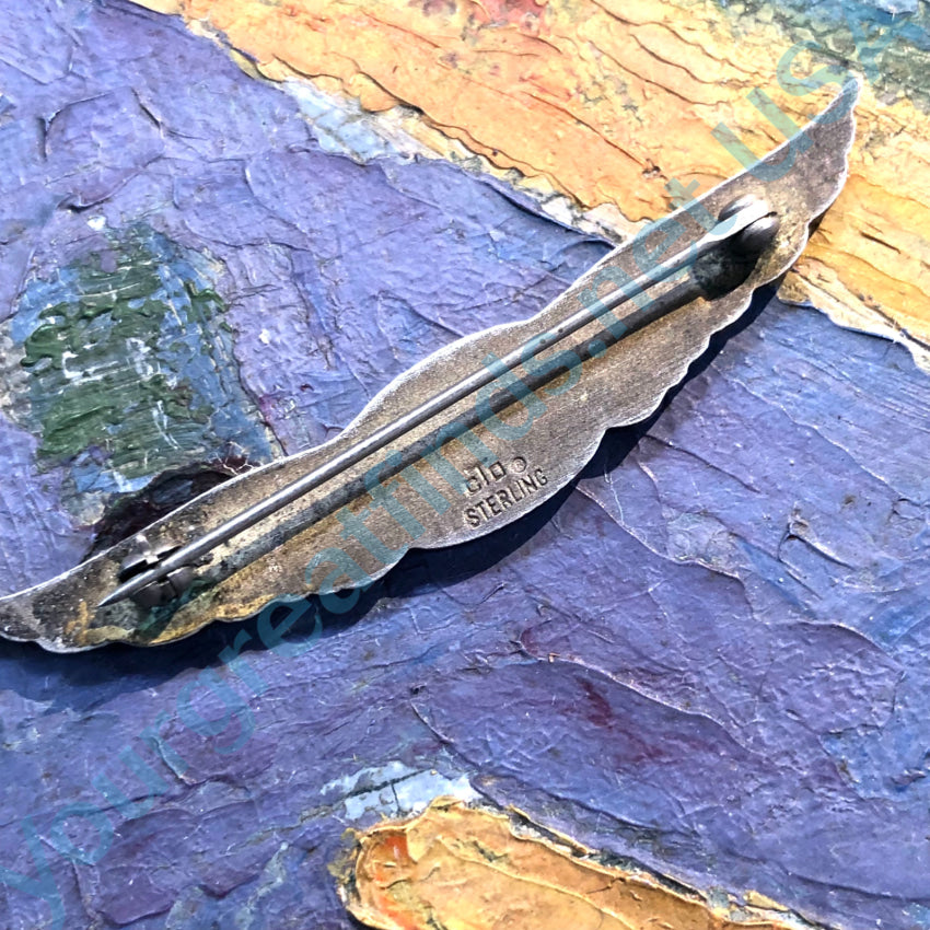 Rare! Sterling Silver Western Airlines Winged Pilot Pin Pin