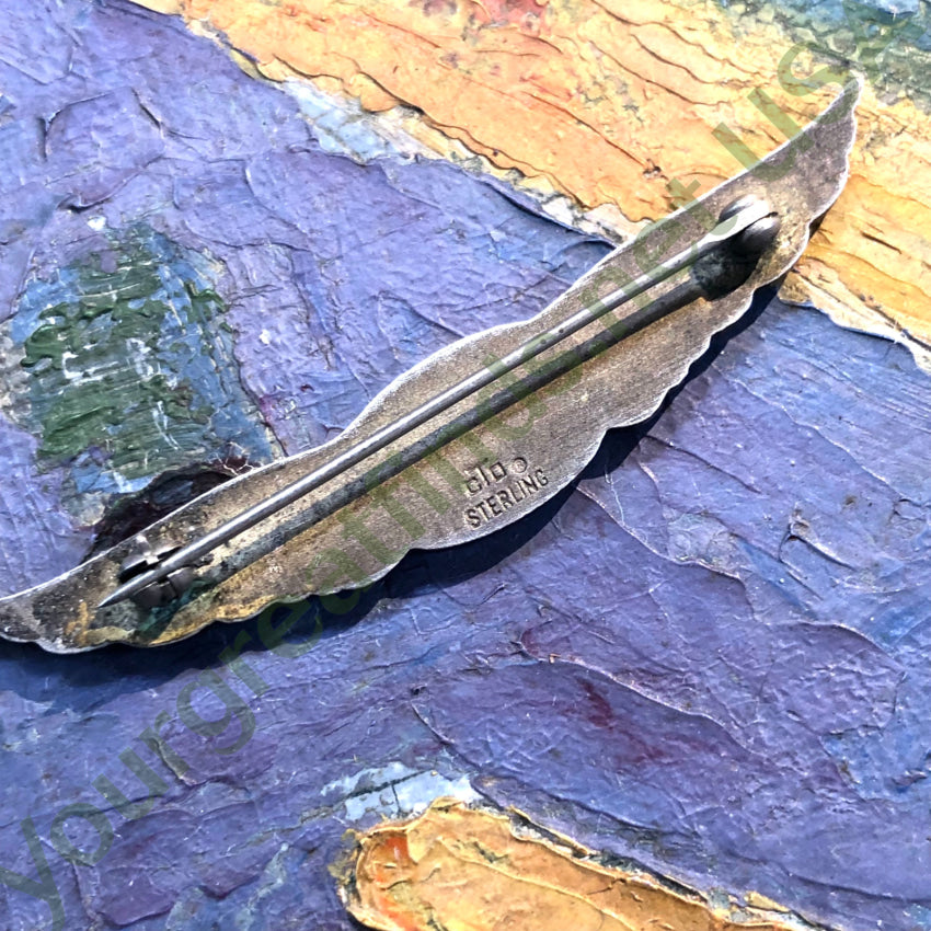 Rare! Sterling Silver Western Airlines Winged Pilot Pin Pin