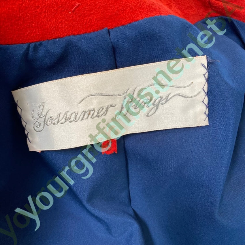 Red Deerskin Suede Beaded Western Jacket Gossamer Wings Yourgreatfinds