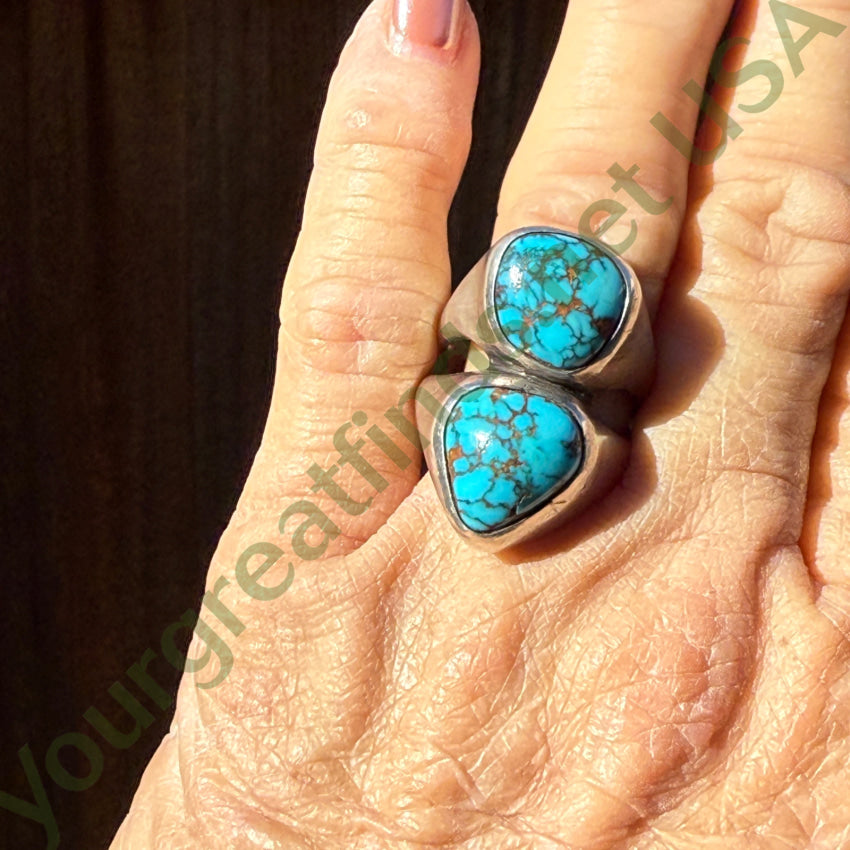 Red Mountain Turquoise Ring Sterling Silver Size 9 1/4 ring