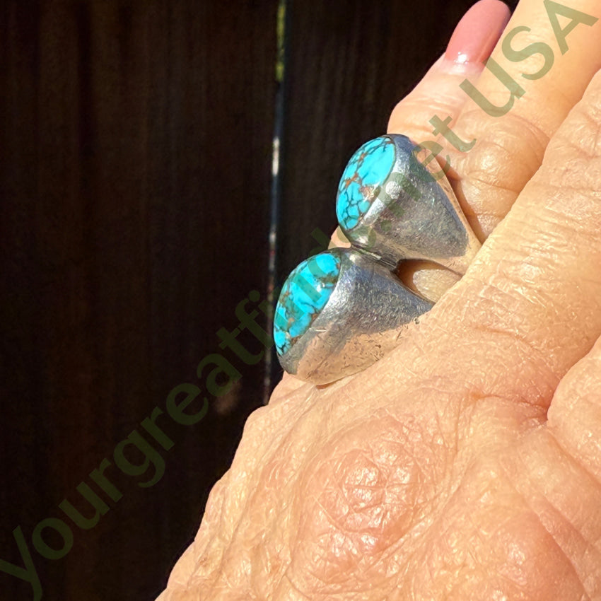 Red Mountain Turquoise Ring Sterling Silver Size 9 1/4 ring